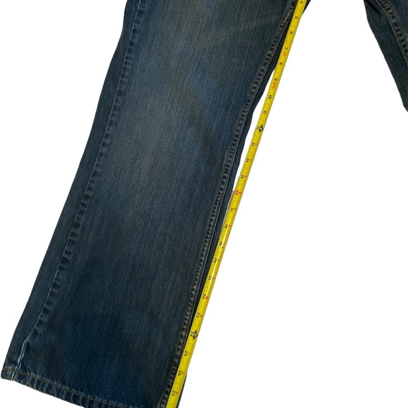 Levis 527 Low Bootcut Jeans Mens 38x30 Medium-Dark Wash Denim Boot Cut - Picture 5 of 7